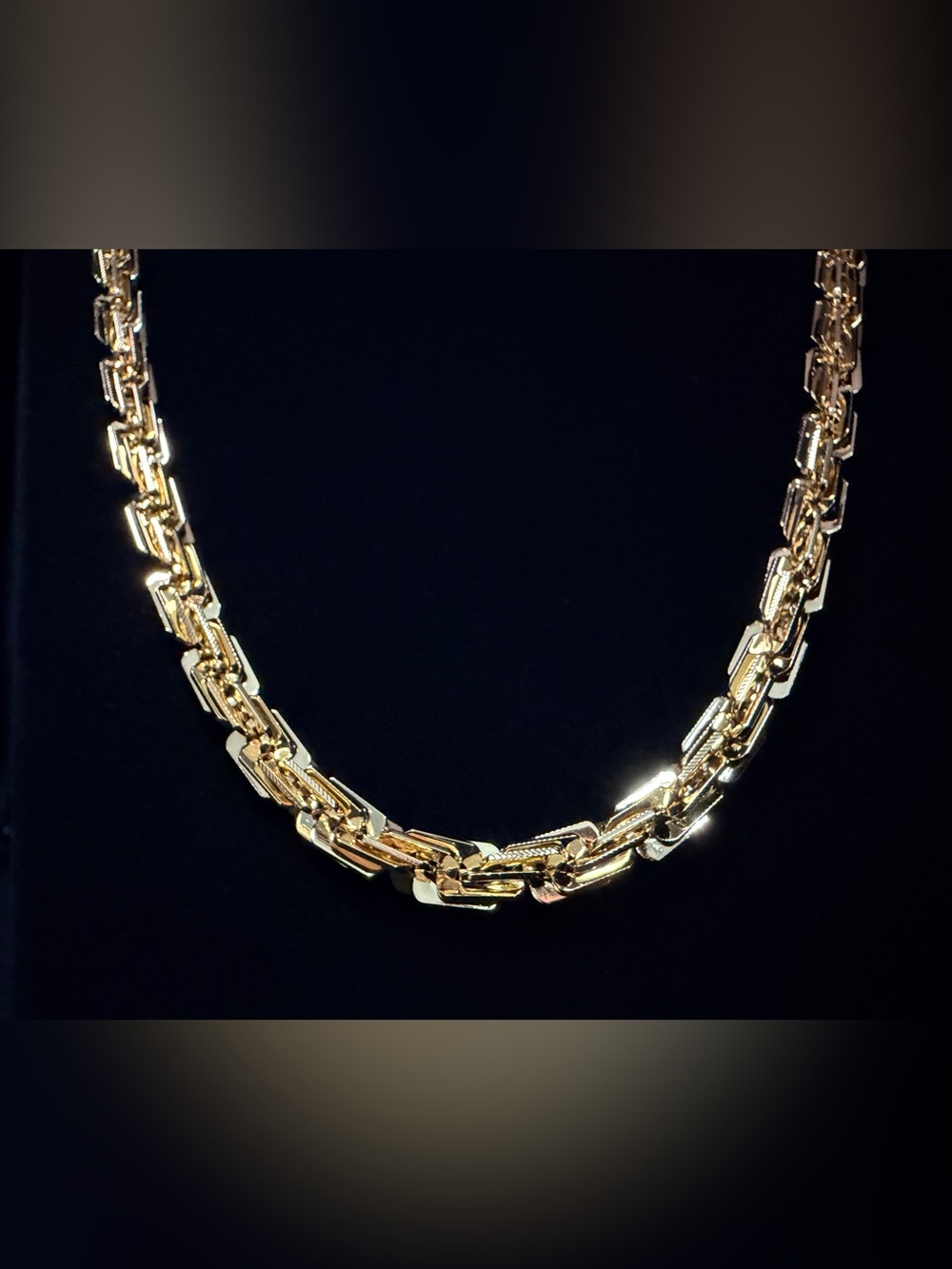 Milano Italy 14K Stamped Gold filled 24in 8MM Necklace Brand New Big Boy Piece